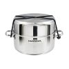 Magma Nesting 7-Piece Induction Compatible Cookware - Stainless Steel Exterior & Slate Black Ceramica Non-Stick Interior