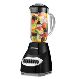 Black & Decker 10Spd Blender Black Plastic