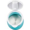 Brentwood KT-1508BL Dual Voltage 120/220v 0.8L Collapsible Travel Kettle, Blue