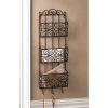 Accent Plus Vintage Charm Triple Wall Rack