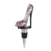 Accent Plus Glitter Shoe Wine Bottle Stopper