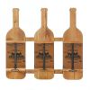 Accent Plus Bordeaux Wooden Wine Bottle Holder