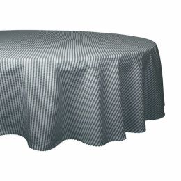 DII Mineral Seersucker Tablecloth 70 Round