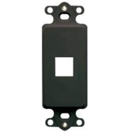 ICC ICC-IC107DI1BK Insert, Decorex, 1-port, Bk